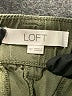 Ann Taylor LOFT 100% Lyocell Solid Green Cargo Pants Size 12 - photo 7