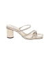 Zara Metallic Ivory Sandals Size EU 39 - photo 1