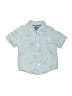 OshKosh B'gosh Stars Blue Short Sleeve Button-Down Shirt 12-18 MO / 18 MO - photo 1