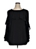 ECI 100% Polyester Black 3/4 Sleeve Blouse Size 14 - photo 1