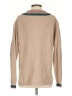Madewell Chevron-herringbone Tan Wool Pullover Sweater Size S - photo 2