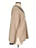 Madewell Chevron-herringbone Tan Wool Pullover Sweater Size S - photo 4