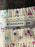 Staccato 100% Polyester Tweed White Pullover Sweater Size M - photo 7