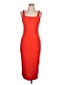 Assorted Brands Solid Orange Cocktail Dress Size L - photo 1
