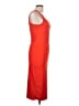 Assorted Brands Solid Orange Cocktail Dress Size L - photo 4