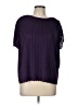 Unbranded 100% Polyester Purple Short Sleeve Top Size L (estimated) - photo 1
