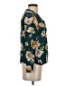 Wishful Park 100% Polyester Floral Green 3/4 Sleeve Blouse Size S - photo 4