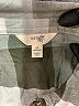 Terra & Sky 100% Viscose Checkered-gingham Gray 3/4 Sleeve Button-Down Shirt Size 2X - photo 7
