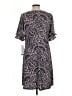 Perceptions Paisley Gray Casual Dress Size L - photo 2