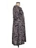 Perceptions Paisley Gray Casual Dress Size L - photo 4