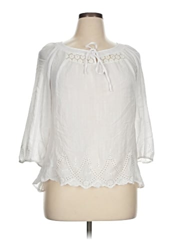 Figueroa & Flower 3/4 Sleeve Blouse (view 1)