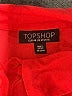 Topshop 100% Viscose Red 3/4 Sleeve Blouse Size 12 - photo 7