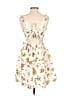 Shein 100% Polyester Floral White Cocktail Dress Size S - photo 2