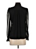 By Anthropologie Black Long Sleeve Blouse Size XS - photo 2