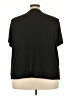 Unbranded Solid Black Short Sleeve T-Shirt Size 5X - photo 2