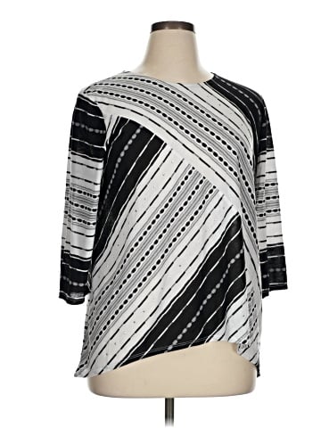 Alfred Dunner 3/4 Sleeve Top (view 1)