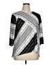 Alfred Dunner Silver 3/4 Sleeve Top Size XL (petite) - photo 1