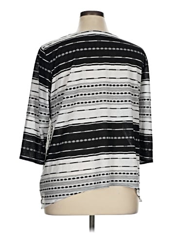 Alfred Dunner 3/4 Sleeve Top (view 2)