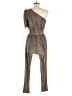 Privy Metallic Gold Jumpsuit Size S - photo 2