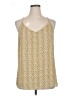 CAbi 100% Polyester Yellow Sleeveless Blouse Size XL - photo 1