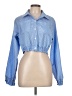 Unbranded Blue Long Sleeve Blouse Size L - photo 1