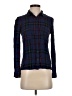 Stoosh 100% Rayon Plaid Blue Long Sleeve Button-Down Shirt Size XS - photo 1