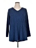 Susan Graver Blue Pullover Sweater Size 1X - photo 1