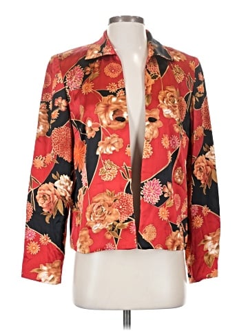 Maggy London Silk Blazer (view 1)