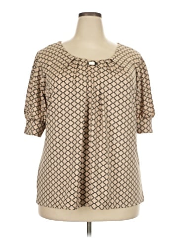 Notations Short Sleeve Blouse (view 1)