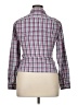 Unbranded 100% Polyester Plaid Purple Pink Long Sleeve Blouse Size XL (estimated) - photo 2