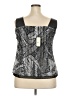 Picadilly Fashions Silver Sleeveless Blouse Size XXL - photo 2
