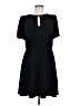 Ann Taylor LOFT Solid Black Casual Dress Size 6 - photo 1