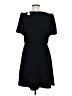 Ann Taylor LOFT Solid Black Casual Dress Size 6 - photo 2