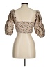 Mika & Gala Tan 3/4 Sleeve Blouse Size 6 - photo 2