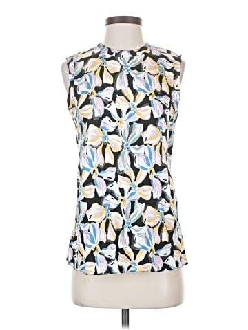 Rebecca Taylor Sleeveless Silk Top (view 1)