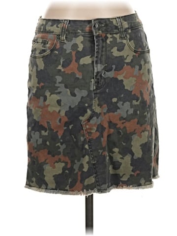 Kensie Denim Skirt (view 1)