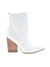 BLEECKER & BOND White Ankle Boots Size 6 1/2 - photo 1