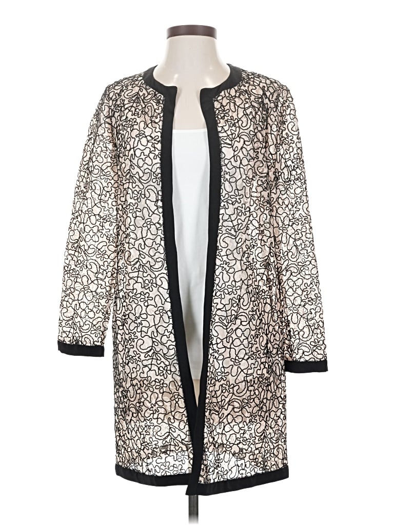 Pre-owned Milly Cardigan Sweater In Ivory