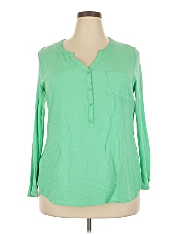 Merona Long Sleeve Blouse (view 1)