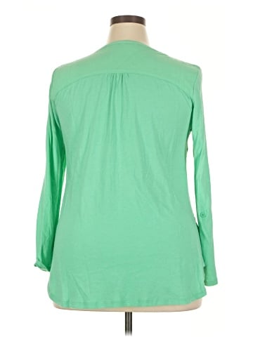 Merona Long Sleeve Blouse (view 2)
