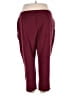 Catherines Solid Burgundy Active Pants Size 3X Petite - photo 2