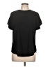 Uniqlo 100% Polyester Black Short Sleeve Top Size L - photo 1