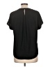 Uniqlo 100% Polyester Black Short Sleeve Top Size L - photo 2