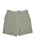 Babaton Solid Green Khaki Shorts Size 6 - photo 2