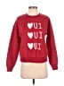 Maeve Hearts Red Sweatshirt Size XXS - photo 1