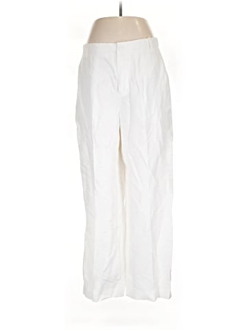 Madewell Mid-Rise Straight Pants in Linen Blend (view 1)