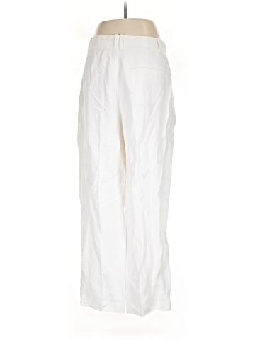 Madewell Mid-Rise Straight Pants in Linen Blend (view 2)