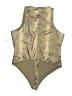 Good American 100% Polyurethane Gold Brown Bodysuit Size 4 - photo 2