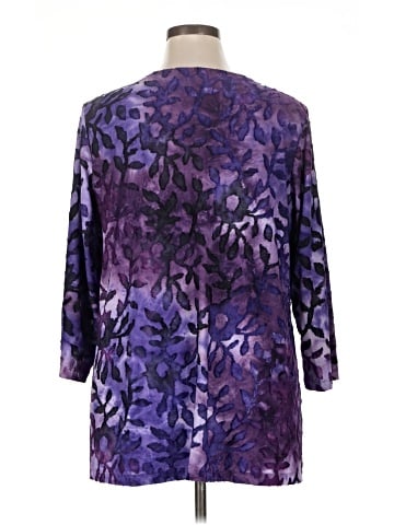 Susan Graver 3/4 Sleeve Blouse (view 2)