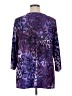 Susan Graver Purple 3/4 Sleeve Blouse Size 1X - photo 2